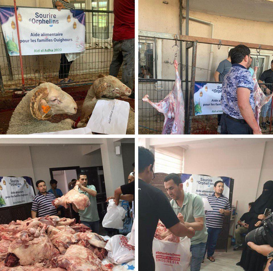 Photos de sacrifices de l'Aïd al-Adha chez les Ouïghours