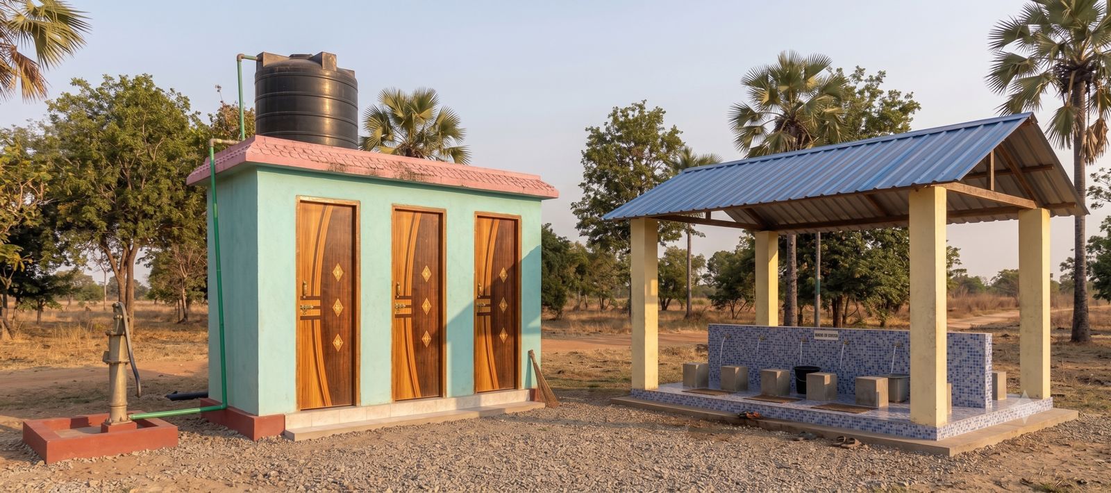 Projets de construction d'un puits 12 places ablutions et 3 toilettes à Chittagong au Bangladesh